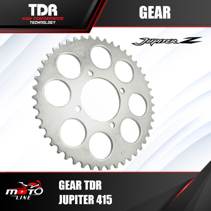 Gear Belakang Sprocket Rear TDR 415 - JUPITER