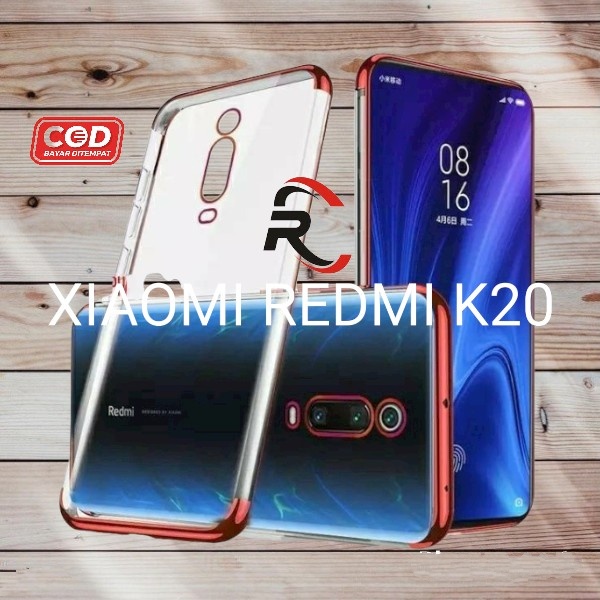 Casing XIAOMI REDMI K20 K20 PRO Shining Plating Premium LIst Chrome Silikon Jelly Soft Case Tanspara