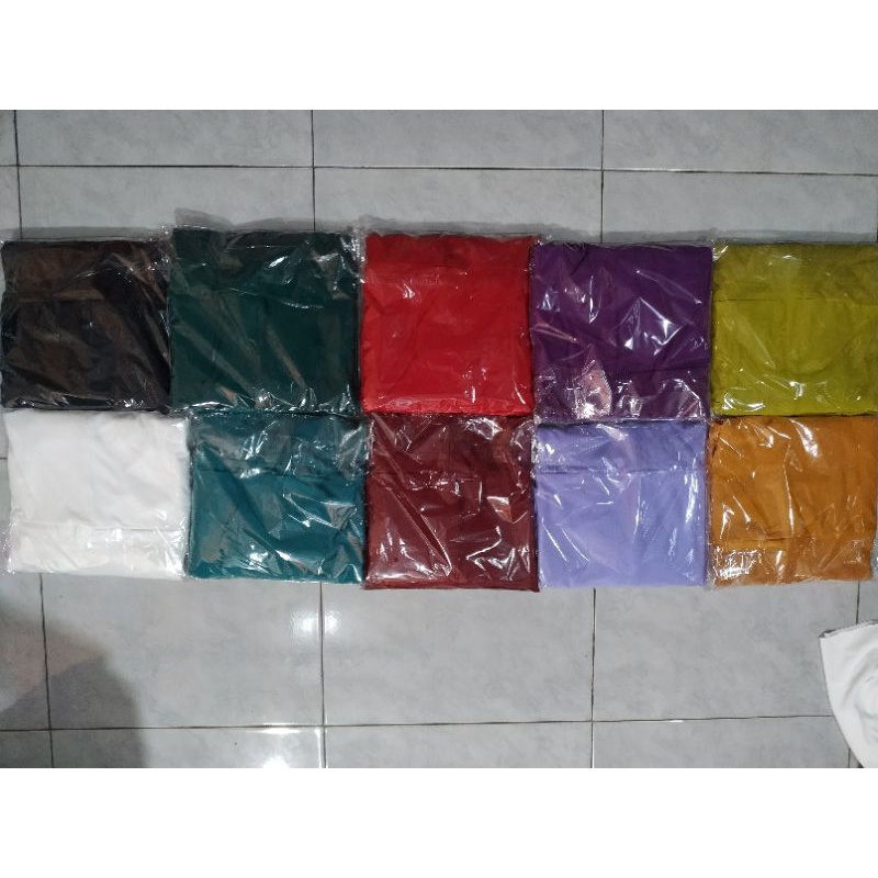 Paket reseller Kutung Polos Jersey seri 5 warna
