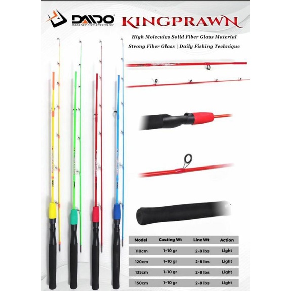 JORAN PANCING UDANG DAIDO KINGPRAWN 120 135 FIBER SOLID