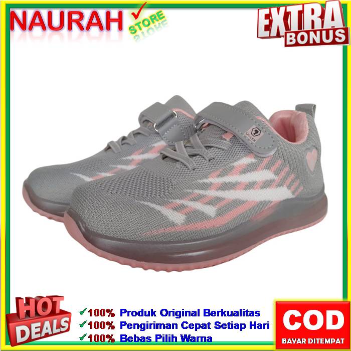 SEPATU ANAK SPICER LAMPU LED SNEAKERS ANAK PEREMPUAN SKEEPER PINK 100% ORIGINAL EMPUK NYAMAN RINGAN ANTI SLIP