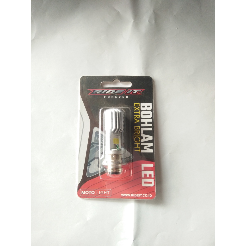 Bohlam Lampu Depan Motot LED Dop LED Ride It Motor Bebek