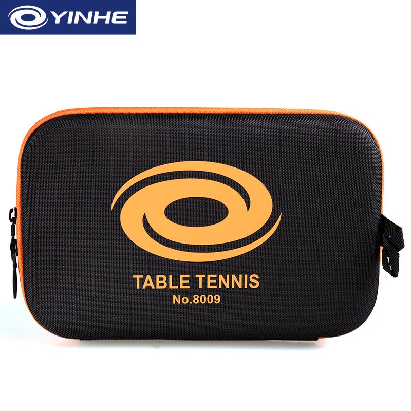 Yinhe Cover Box 8009 Hard Case BLACK - Blade Cover Bat Tas Bet Tenis Meja