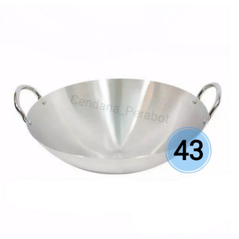 Calypso Wajan 43 Cm / Wajan anti Lengket / Wajan Stainless stell / Wajan kuali
