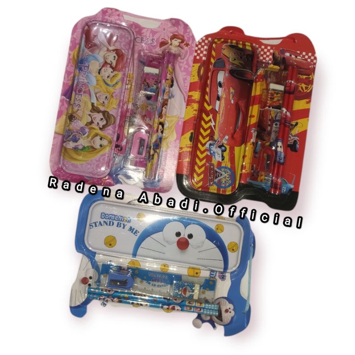 

*RadenaAbadi* Alat tulis / Satu set alat tulis anak karakter Lucu