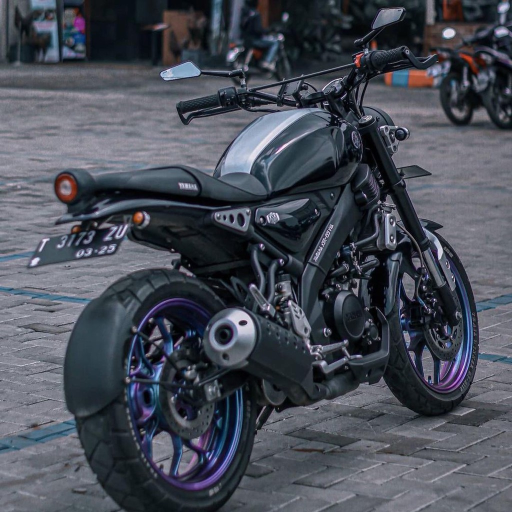 Stang Trail TS Tracker XSR 155 Crhome Hitam Stir Palang Model Suzuki TS DT Custom W175