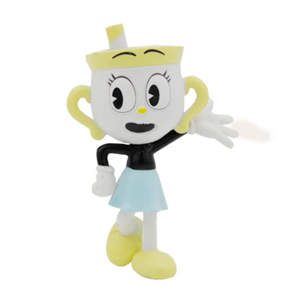 Cuphead Action Figure Anime Mainan Hadiah Model Game PVC Mugman Model Koleksi Dekorasi Mobil