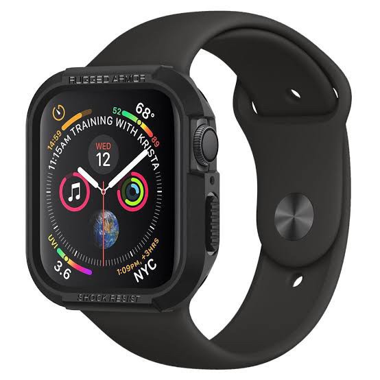 SPIGEN Rugged Armor Case Apple Watch Series 2 3 38mm 42mm Silicone