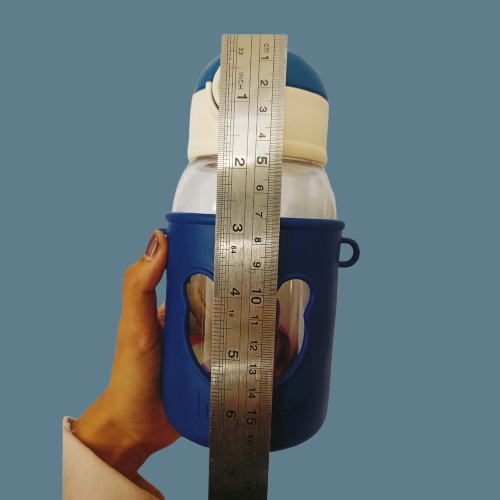 BOTOL MINUM ANAK TALI PANJANG 620ML BERUANG POUCH  [SWEETSPACE]