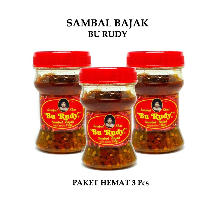 

Kualitas Terbaik - Sambal Bajak Bu Rudy Paket Hemat 3 Pcs
