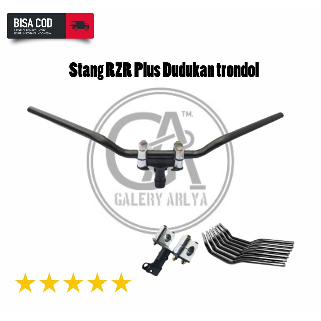 Paket stang RZR plus dudukan stang racing road race universal pnp Yamaha Fiz R original
