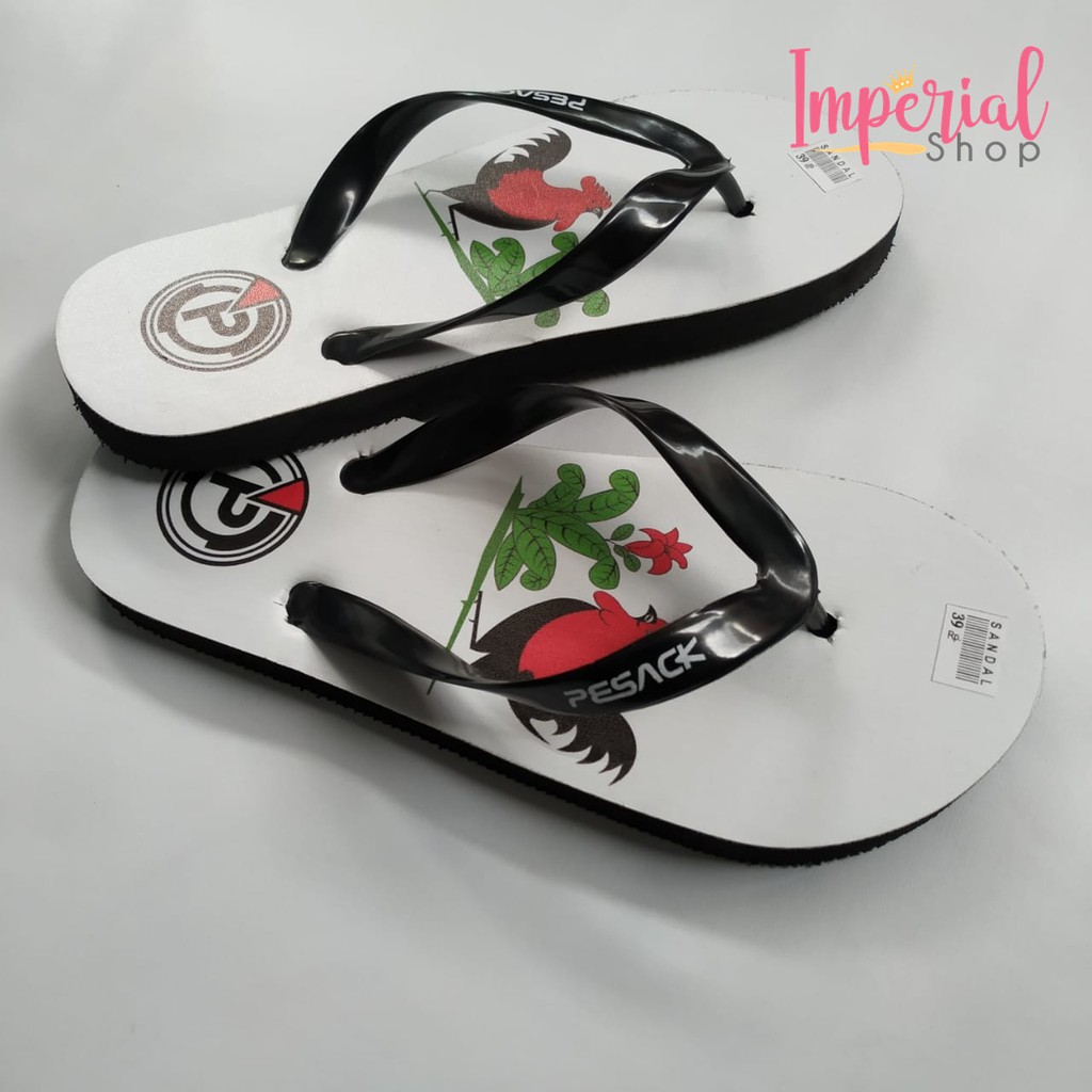 Sandal Jepit Pria Full Print Sendal Capit Printing Pria Ayam Jago