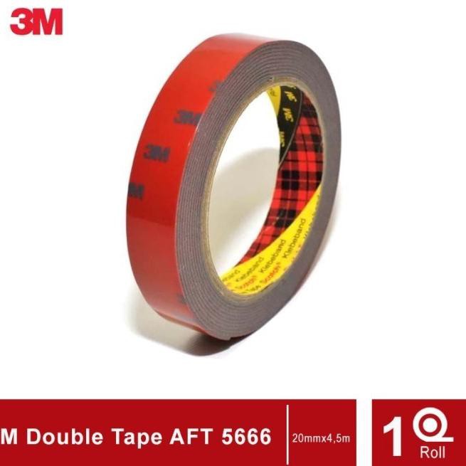 

3M AFT Acrylic Foam Tape 5666 tebal 1.1mm size 20mm x 4.5m - Double Tape (ART. J8)