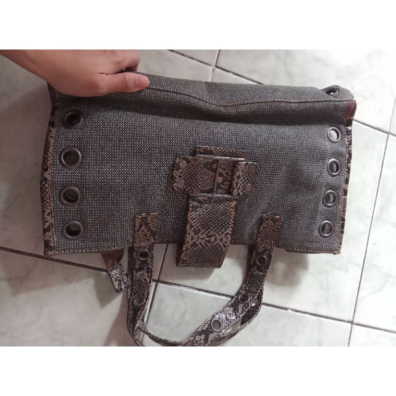Preloved Tas Kulit Ular