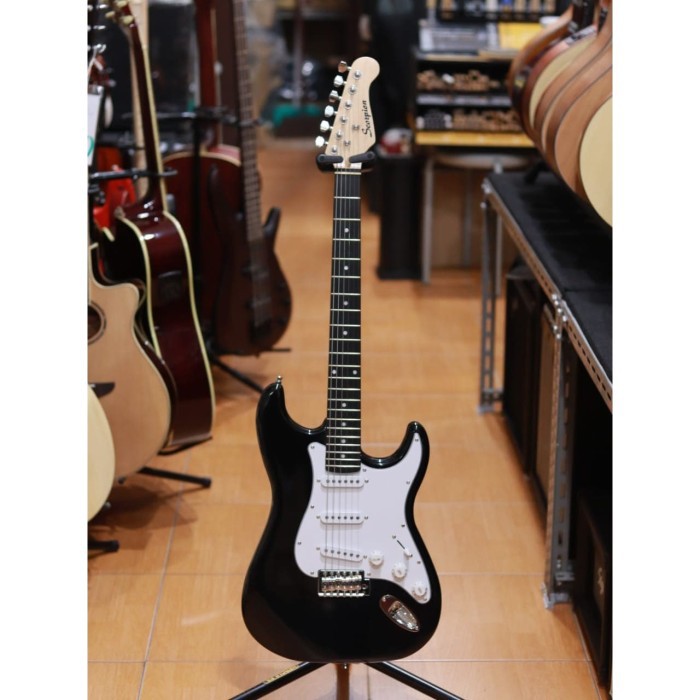 Scorpion MS100 Strato Black - Gitar Elektrik Stratocaster Original