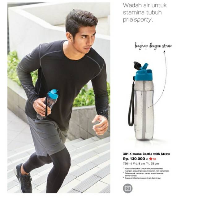 Xtreme bottle with straw