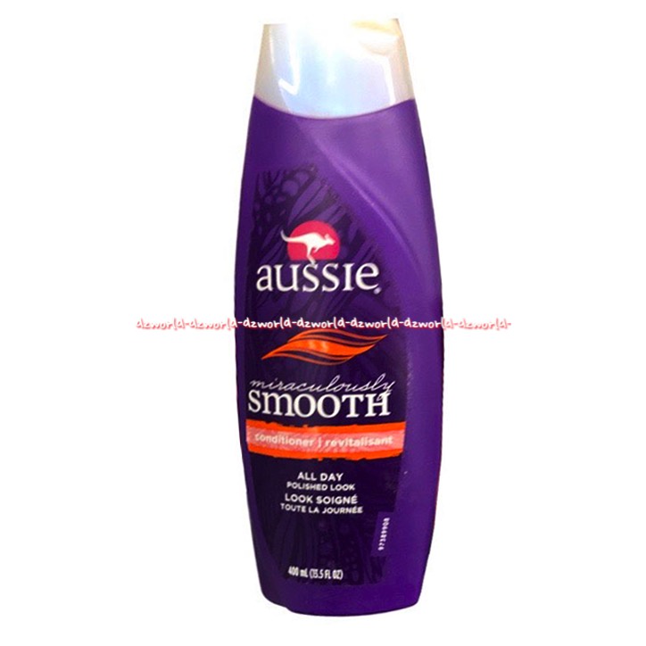 Aussie Mega Moist Conditioner 400ml Mega Smooth Volume Mend Miracle Mend Revitalisant Konditioner Menutrisi Rambut Ausie 400 ml