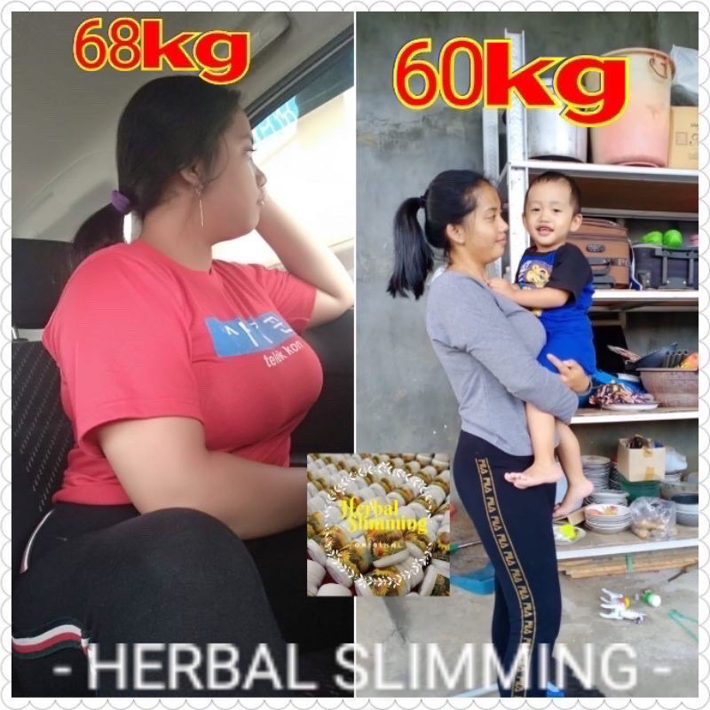 OBAT DIET HERBAL HS / LS SLIM ORIGINAL BPOM ( FREE TUMBLER )