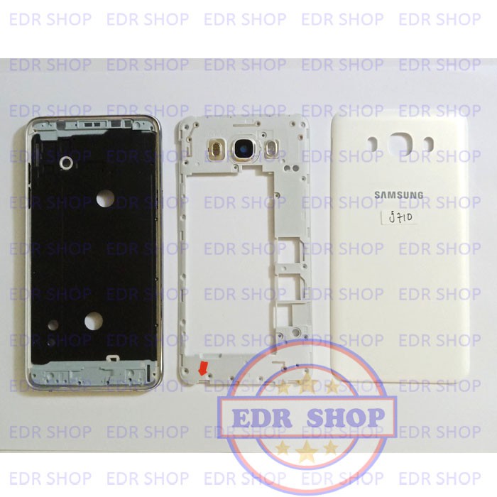 Casing Samsung Galaxy J7 2016 Fullset J710 J710FN Kesing Tulang Tatakan Lcd Ori
