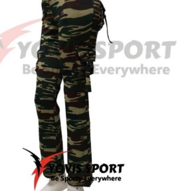 ◙ Celana senam wanita model pdl/cargo loreng yovis sport ♩