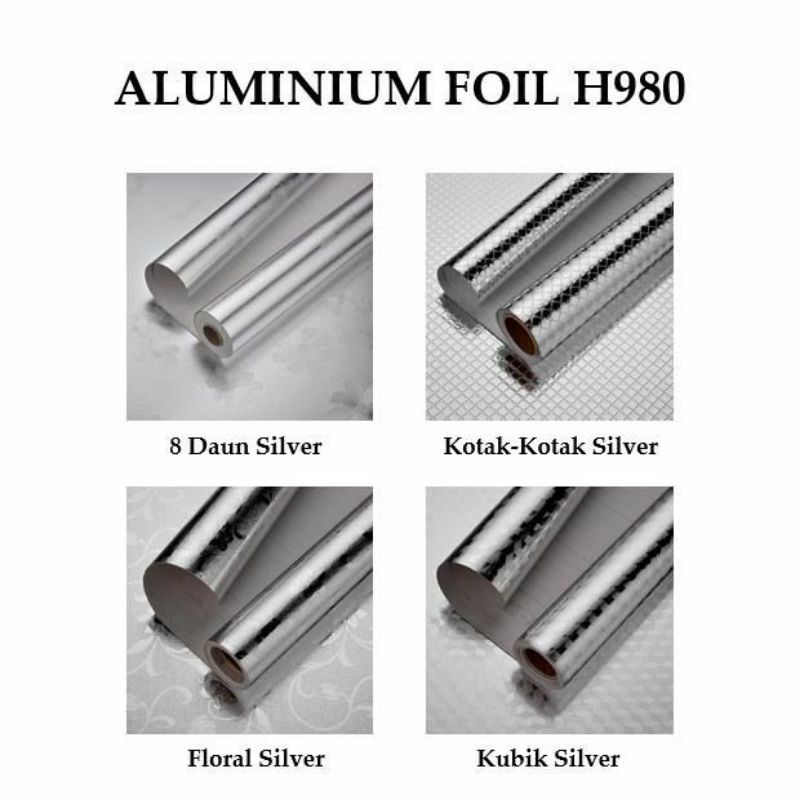 BATAM SHOPPING MALL (CD.AR) H980 (300x60CM) Wallpaper Aluminium Foil Anti Minyak / Stiker Dapur / St