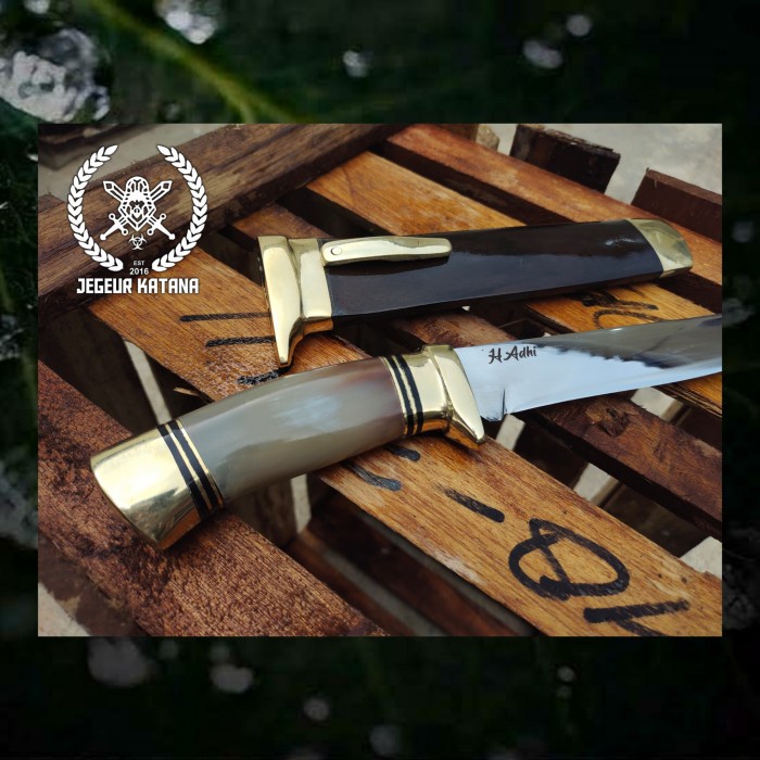 GOLOK KECIL SERBAGUNA HANDLE TANDUK BULE