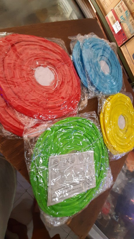 Lampion Kain Polos Warna Warni 20cm 8inch