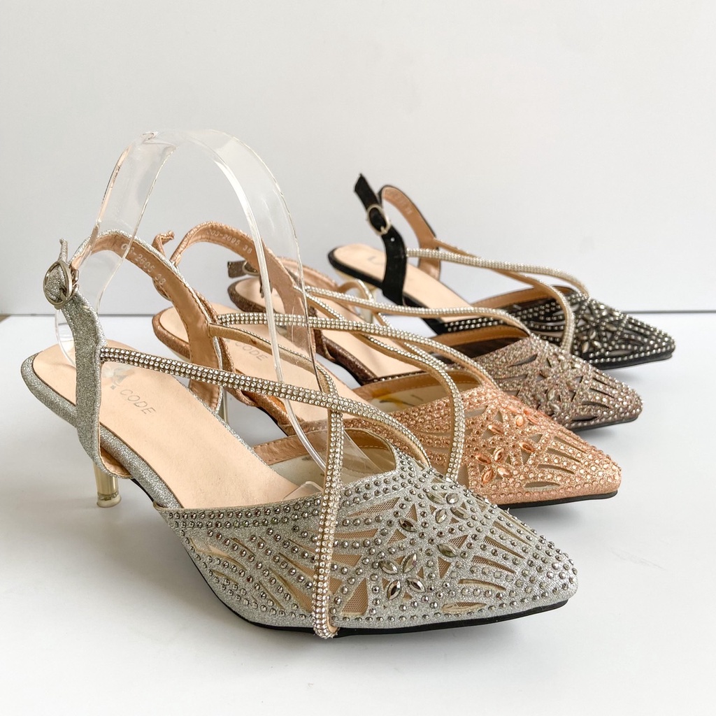 Lacode Wedding Shoes Sepatu Pengantin Sandal Pengantin Sandal Pesta Sandal Wisuda Import
