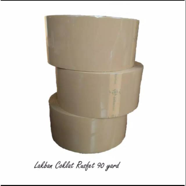 

Lakban Coklat Rusfet 90 yard 2 inchi 45 micron super bening tebal
