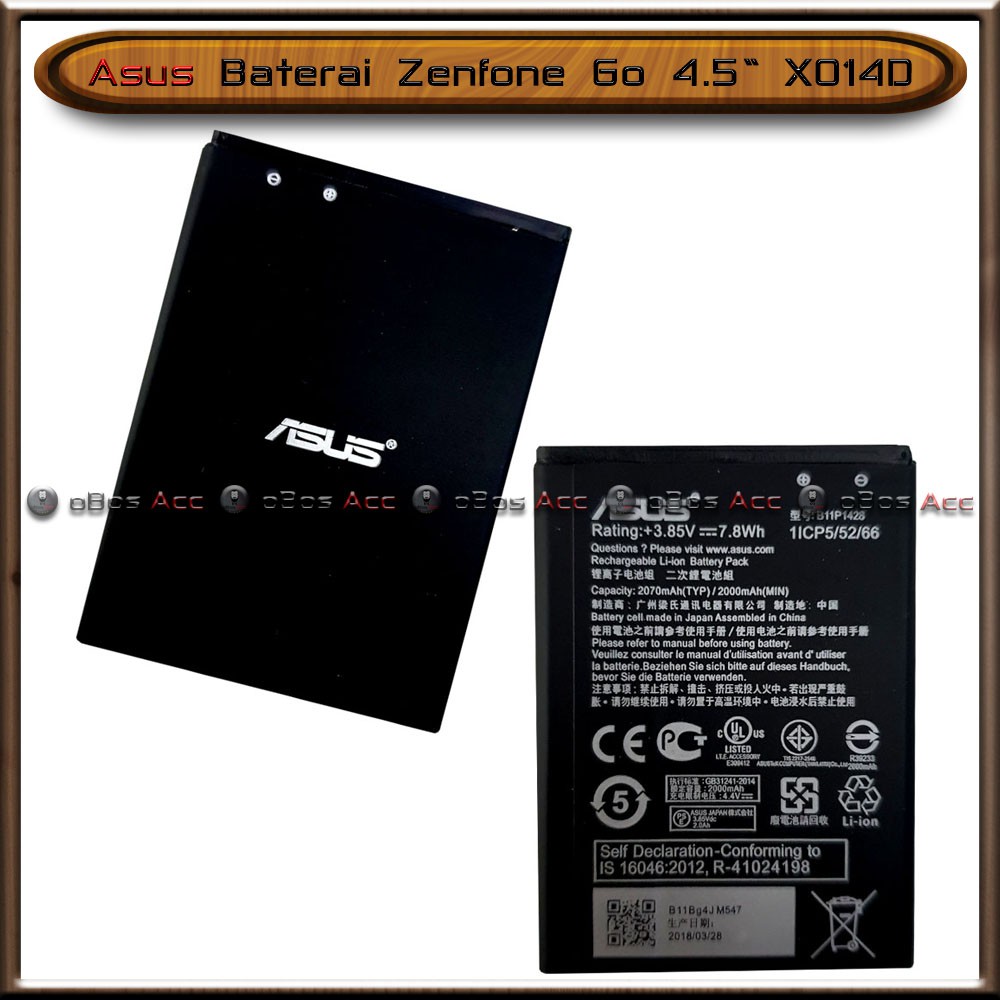Baterai Asus Zenfone Go 4 5 Inch X014d 4 5 Original Batre Batrai Hp Shopee Indonesia