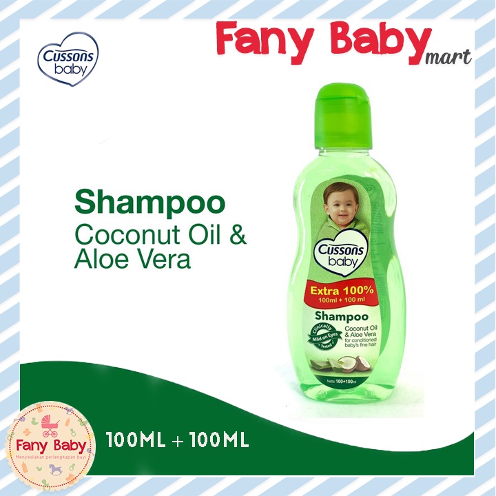 CUSSON BABY SHAMPOO COCONUT OIL &amp; ALOE VERA 100ML