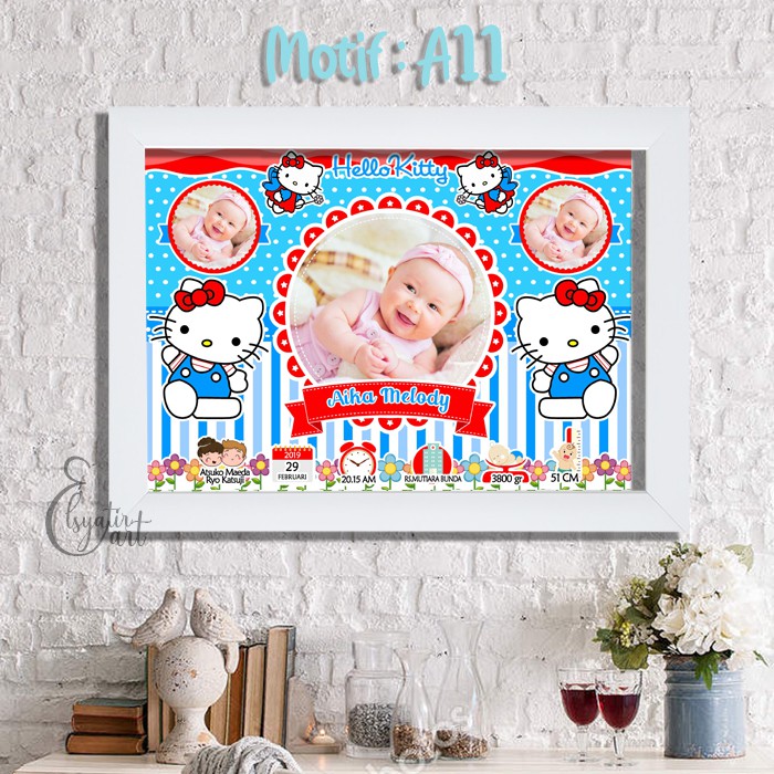 bingkai foto biodata bayi cetak bingkai bingkai foto pajangan bingkai foto 10r foto bayi dekorasi