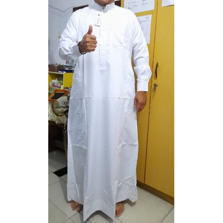 Jubah Saudi / Gamis Pria Premium seperti Al aseel Al haramain Daffah