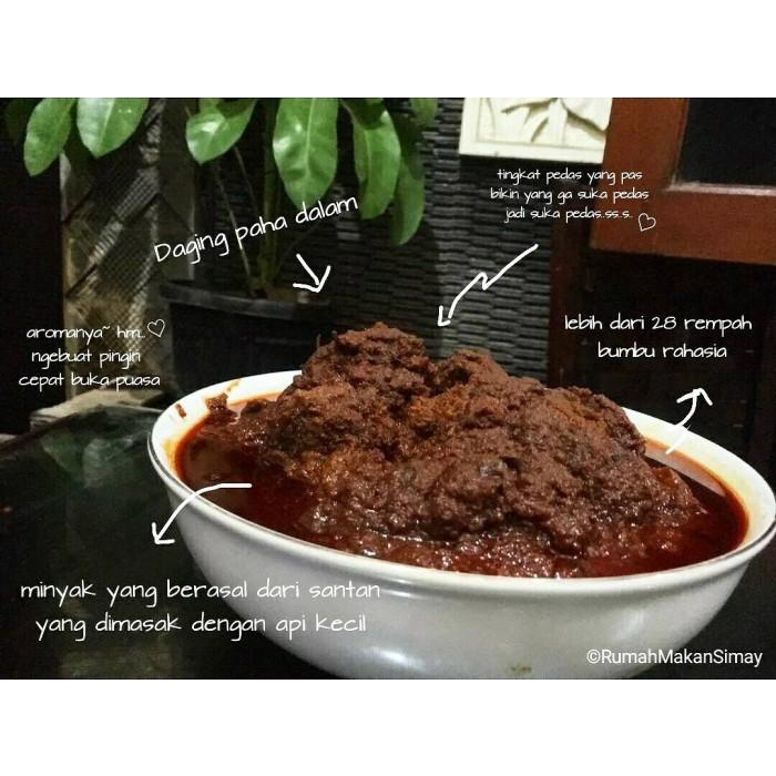 

Makanan Beku | Rendang Daging Juara Simay Ukuran 1 Kg