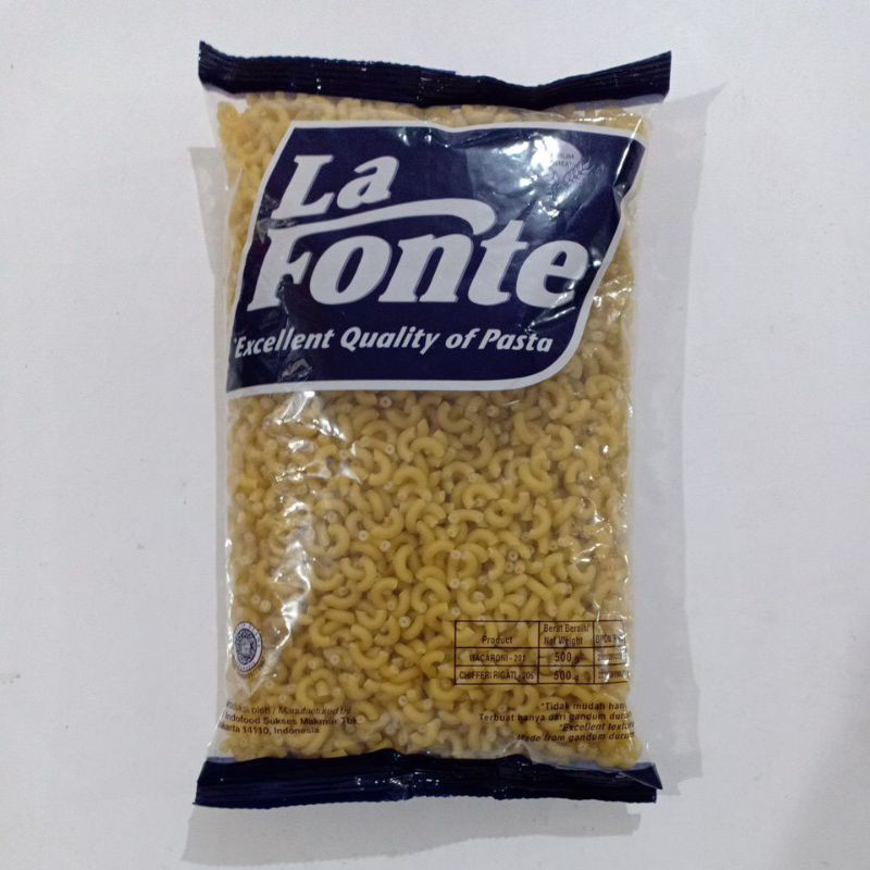 

LAFONTE macaroni gobetti 206 500gr