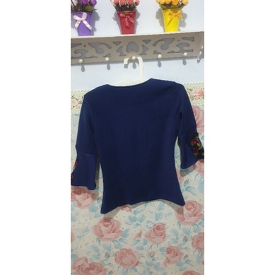 atasan scuba/blus wanita