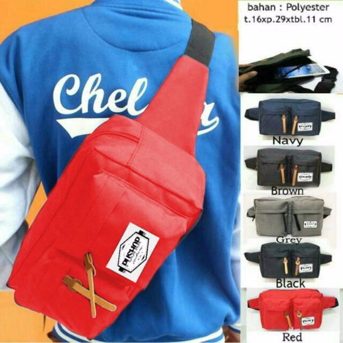 ( Bayar Di tempat ) Grosir Tas Waistbag Saku 2 Konveksi Bandung