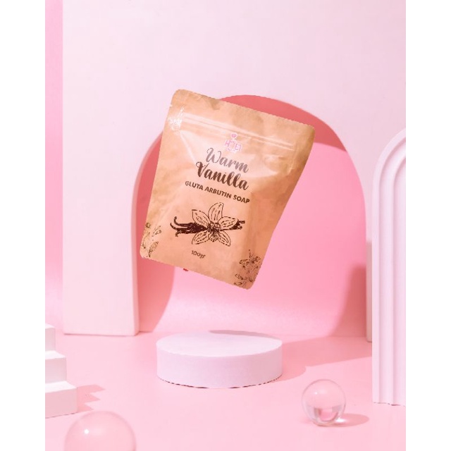 Warm Vanilla Gluta Arbutin Soap 100gr Hiel Beauty