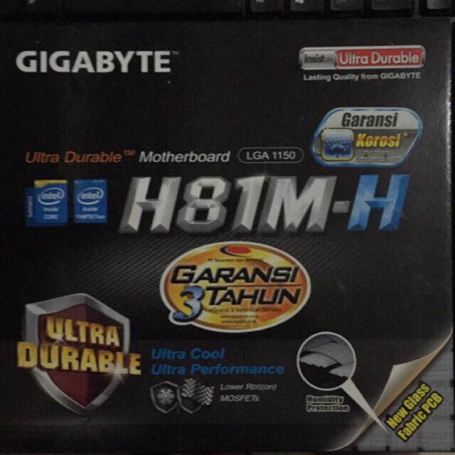 Motherboard Gigabyte H81 SOCKET 1150 INTEL H81M-DS2 RESMI BOX