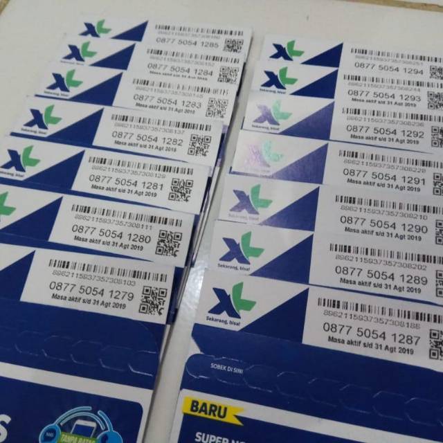 Paket Perdana XL/Axis dengan pulsa 1000k