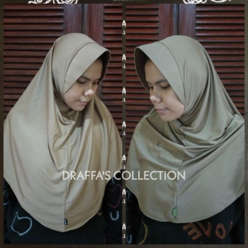 (ALLSIZE/L)Bergo Oval polos /Daily Hijab/jilbab instan ori by.ASRI collection(bagian 2)