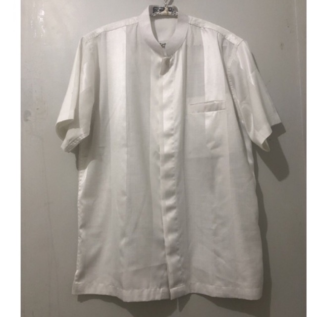 Baju Koko DL Busana Muslim Putih Combi