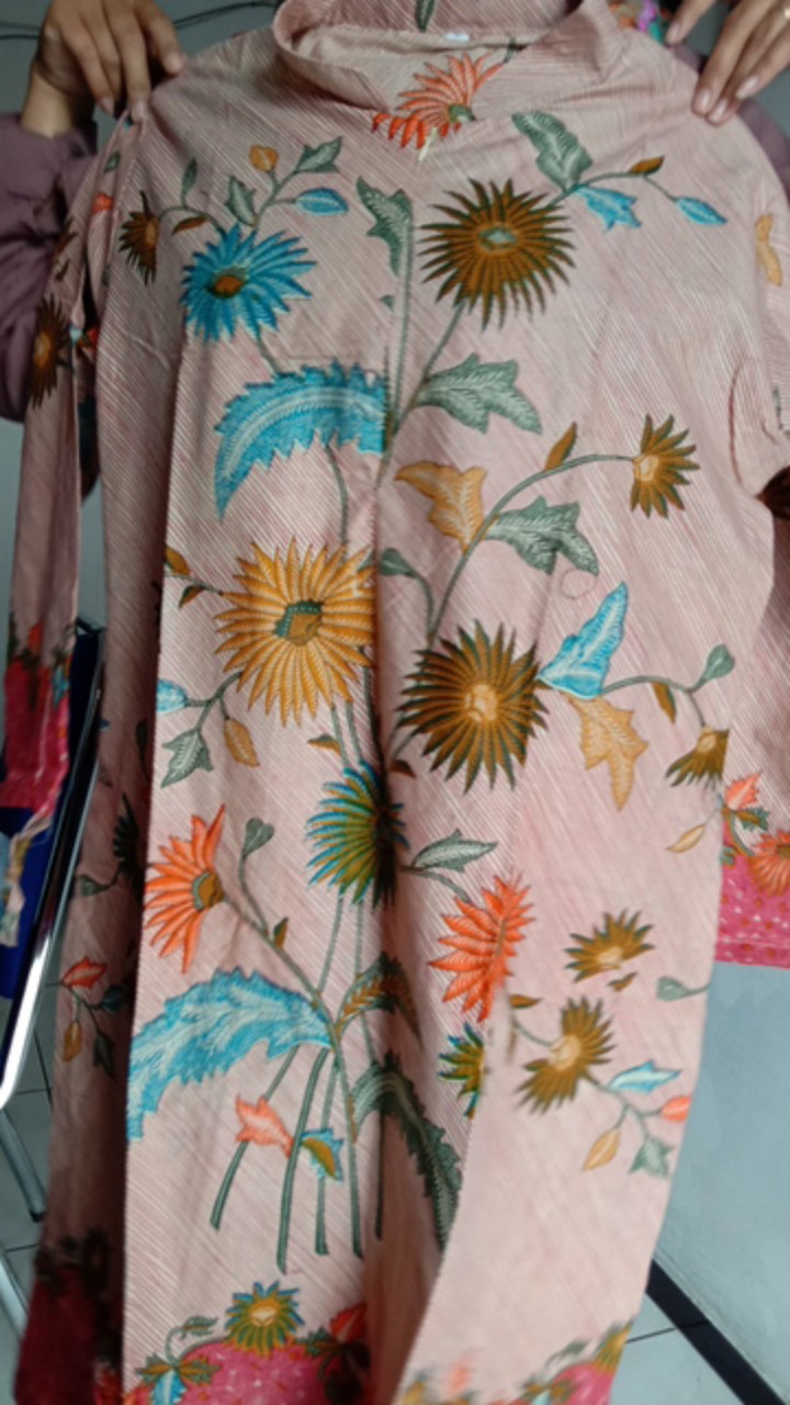 Batik Couple Keluarga Sania Ruffle Ori Ndoro Jowi Dnt Encim