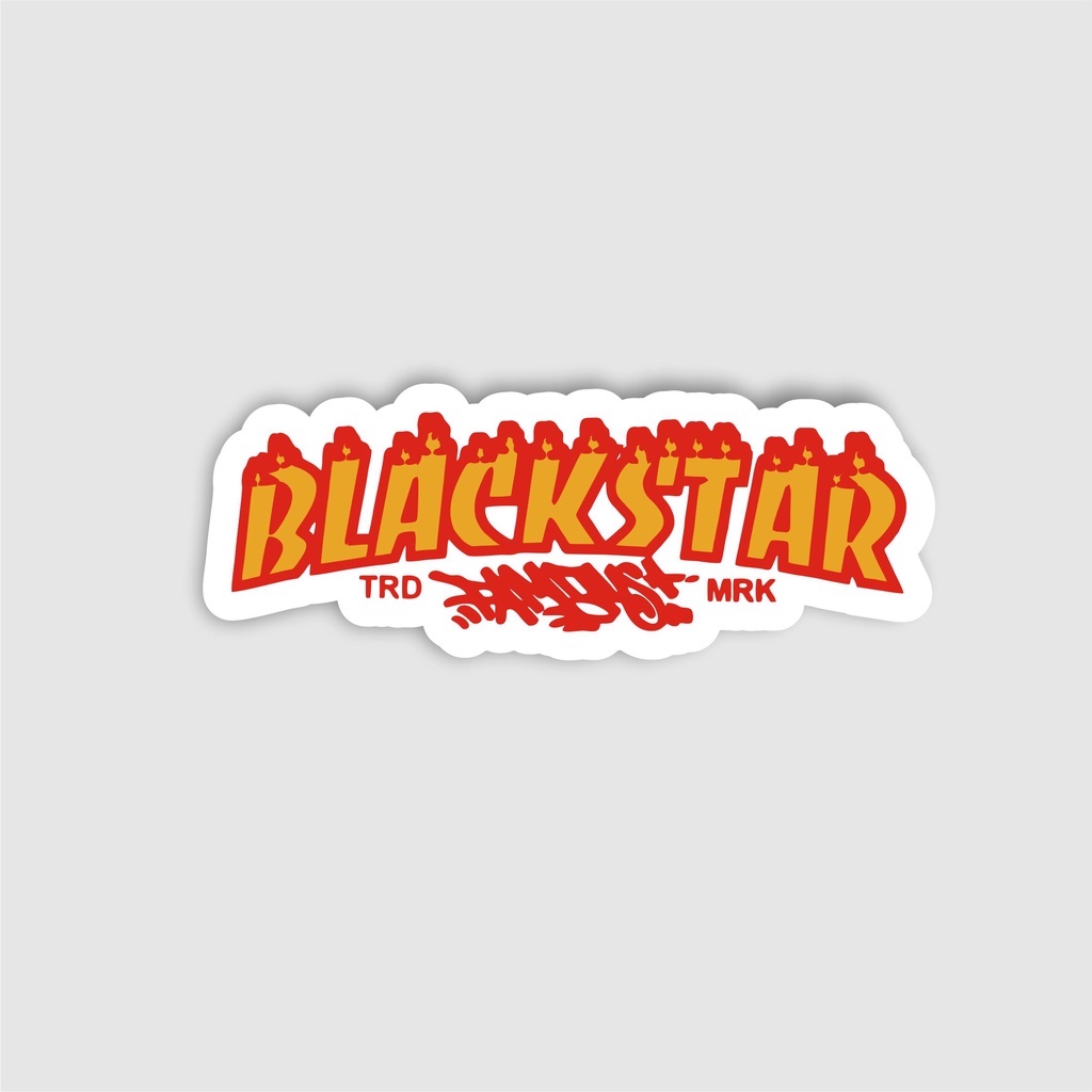 

Stiker Sticker Brand Distro Graftac Vinyl Logo Black STAR Fair Skate surf Band Grafiti pop art Case Phone Tumblr Laptop Casing Striping Aesthetic Band Journal Hype Dinding Waterproof Clothing