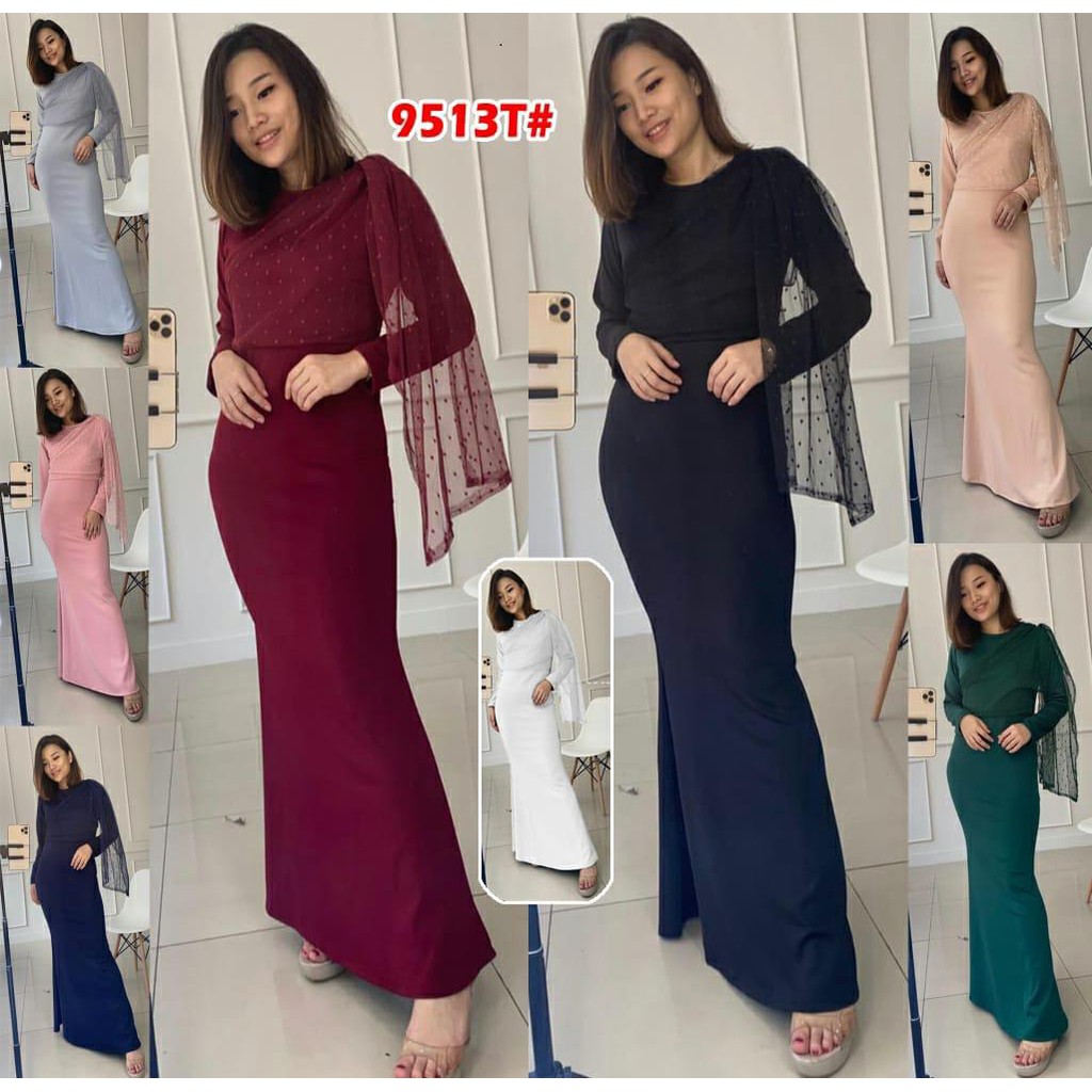 Dres Priscill// Dress Pesta Muslim Fashion// Style Fashion Dress Muslim Priscill Jessica Collection 9513T#