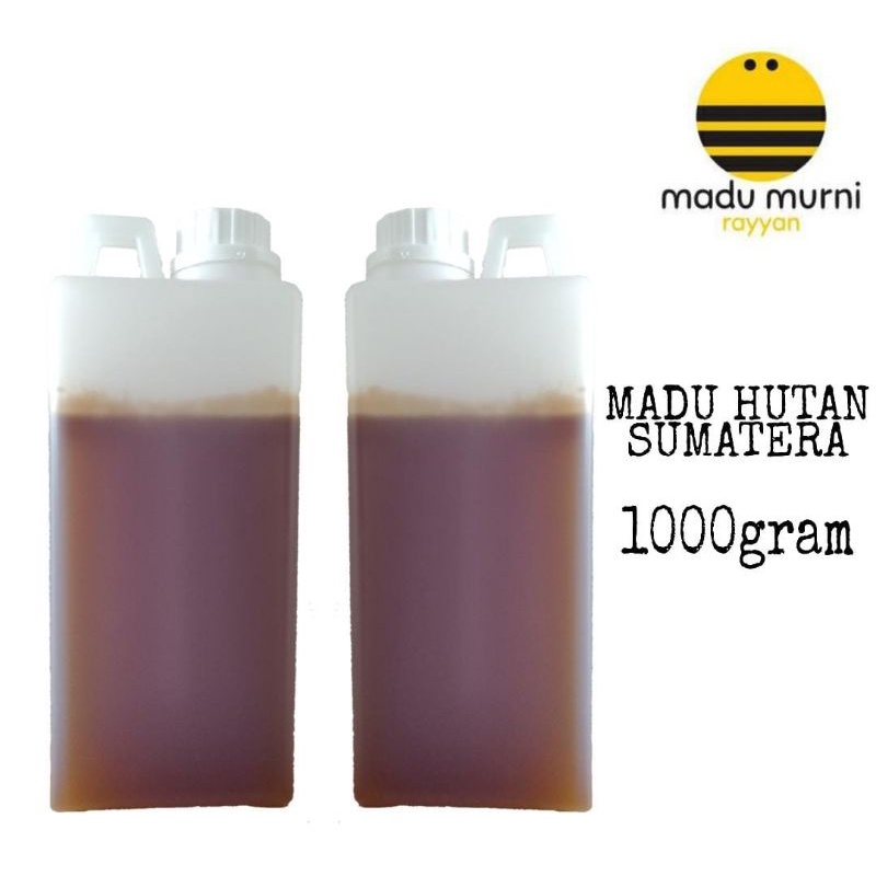 madu hutan liar sumatra 1kg/forest raw honey/madu asli/original.