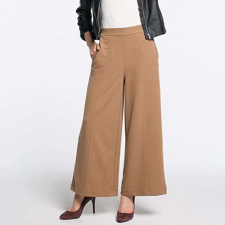 UNIQLO WOMEN Milano Ribbed Wide Pants
