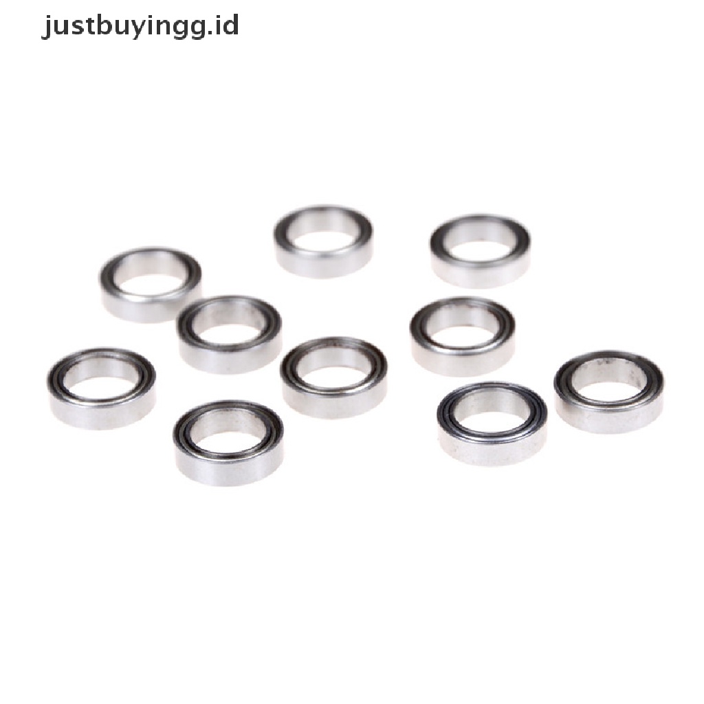 10 Pcs 6700zz 10x15 X 4mm Bola Bearing Bahan Metal