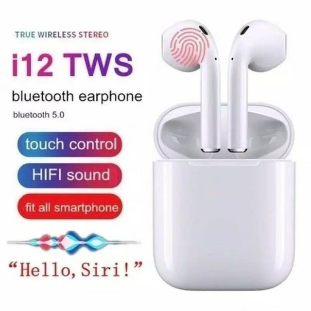 Headset Bluetooth i7S TWS, i8S, i9S, i11S, i12 / i12S tws