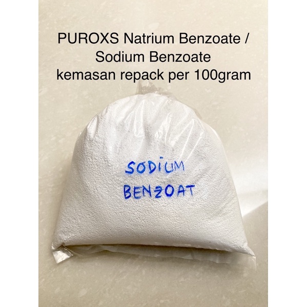 

PUROXS GRAINS SODIUM BENZOATE REPACK 100 GRAM